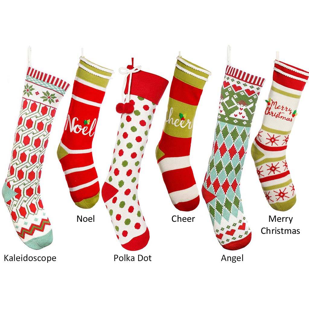 Nordic Knitted Christmas Stockings By Dibor | notonthehighstreet.com