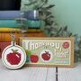 Thank You, Teacher! Apple Mini Matchbox Cross Stitch Kit, thumbnail 1 of 3