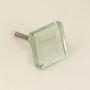 G Decor Alma Crystal Clear Mirror Glass Pull Knobs, thumbnail 4 of 4
