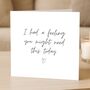 Thinking Of You Card, Encouragement Support For Loved One, thumbnail 1 of 8