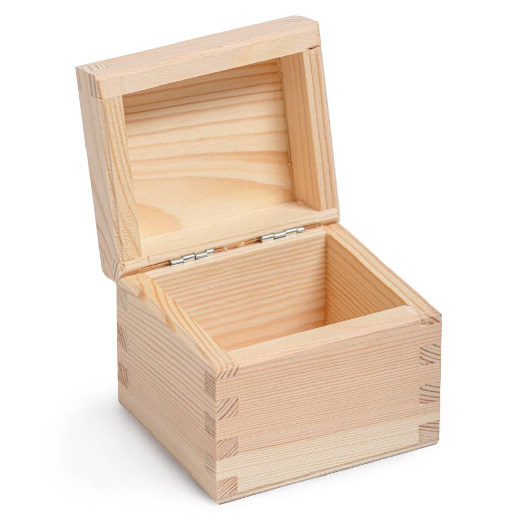 Wooden Tea Box Organiser With One Compartment, 1 of 2