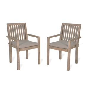 Pair Of Porthallow Outdoor/Indoor Dining Armchairs, 3 of 3