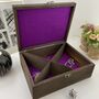 Large Personalised Message Wooden Jewellery Box, thumbnail 8 of 10