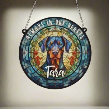 Doberman Memorial Suncatcher, 5 of 6