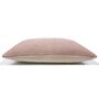 Misty Pink Double Faced Recycled Wool Square Cushion, thumbnail 6 of 6