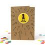 One In A Million: 1st Birthday Sticker Badge Card, thumbnail 1 of 3