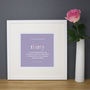 Personalised 30th Birthday Print And Mount, thumbnail 3 of 7