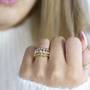 Beaded Stacking Stretch Ring By Joy By Corrine Smith ...