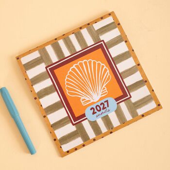 2027 Compact Wall Calendar | Seashells, 7 of 9