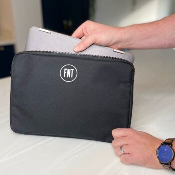 Personalised Laptop Case With Initials In Circle, 2 of 2