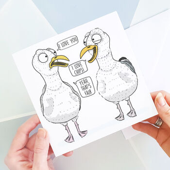 Funny Seagull Love Card, 4 of 4