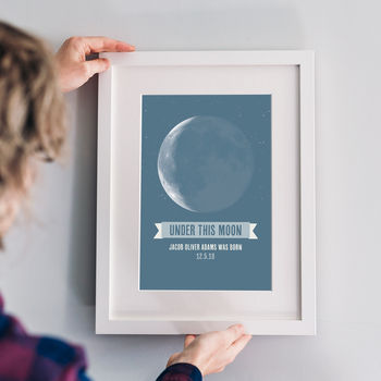 'Under This Moon' Personalised Print, 2 of 7