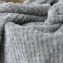 Personalised Grey Honeycomb Baby Blanket, thumbnail 5 of 8