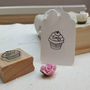 Cupcake Rubber Personalised Stamp For Crafts And Baking, thumbnail 2 of 2