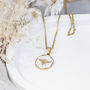 Personalised Honey Bee Pendant And Necklace, thumbnail 3 of 7