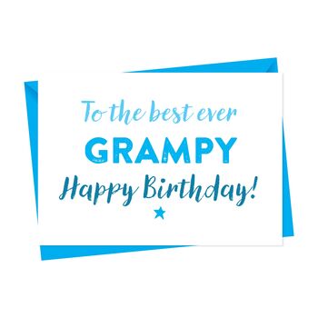 Birthday Card For Best Ever Grampy, 2 of 2