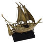 Handmade Bronze Sailing Ship Sculpture, thumbnail 5 of 8