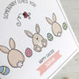 Somebunny Personalised Easter Card, thumbnail 2 of 3