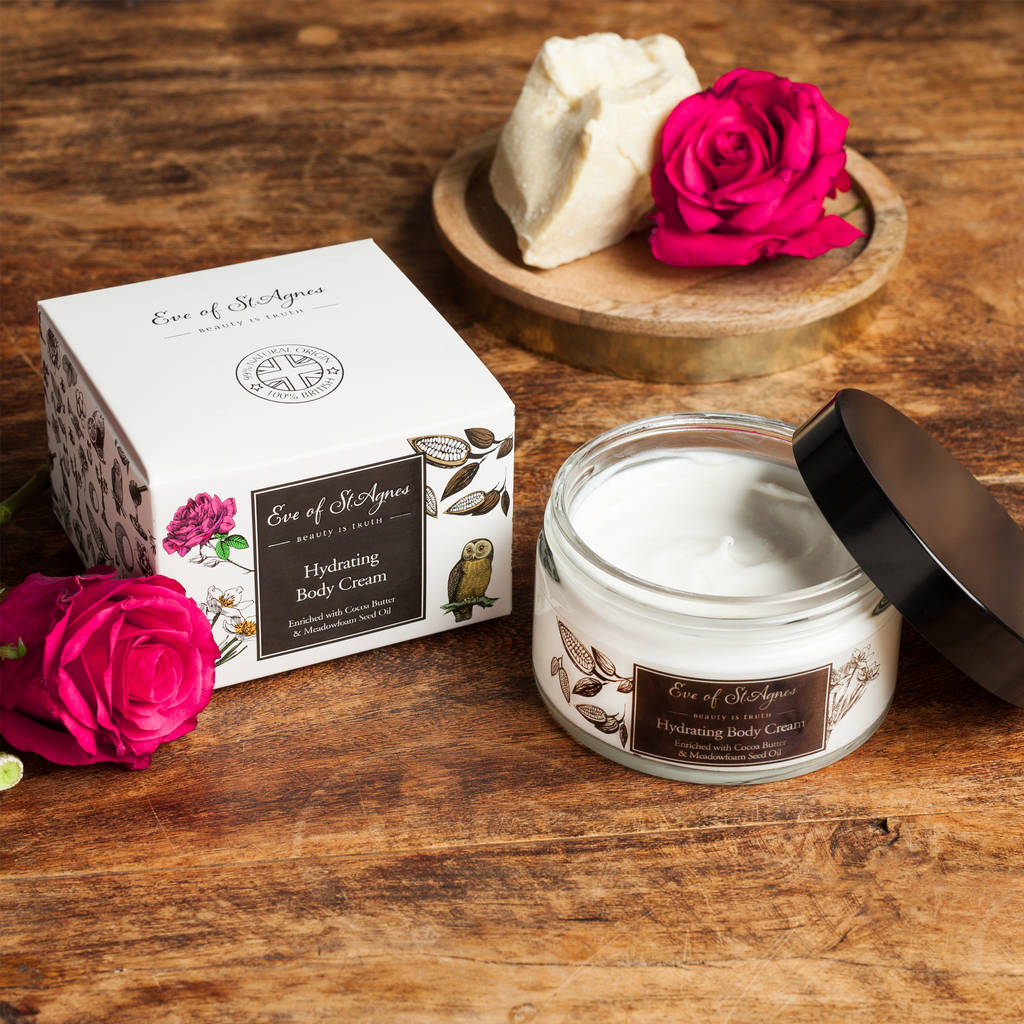 organic soap and hand and body cream gift set by eve of st. agnes
