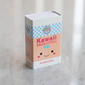 Kawaii Taco Mini Cross Stitch Kit, 4 of 8