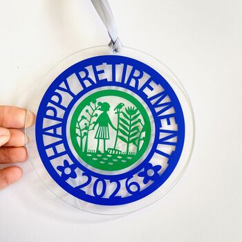 Happy Retirement Hanging Decoration Gift Set, 7 of 12