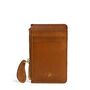 Lia Caramel Leather Card Holder, thumbnail 1 of 3