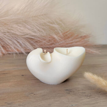 Conch Shell Natural Soy Wax Candle Sculpture Candles, 3 of 8