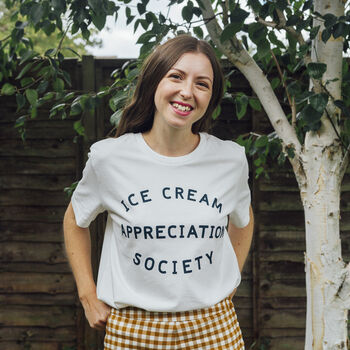 'Ice Cream Appreciation Society' Unisex T Shirt, 4 of 9