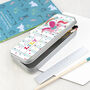Personalised Girl's Unicorn Pencil Case Tin, thumbnail 6 of 10