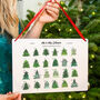 Personalised Mr And Mrs Reusable Advent Calendar, thumbnail 6 of 7