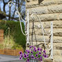 Ornate Scrolled Garden Wall Hanging Basket Bracket, thumbnail 3 of 5