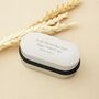 Personalised Secret Message Solid Circle Disc Cufflinks, thumbnail 9 of 11
