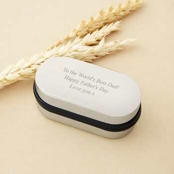 Personalised Secret Message Solid Circle Disc Cufflinks, 9 of 11