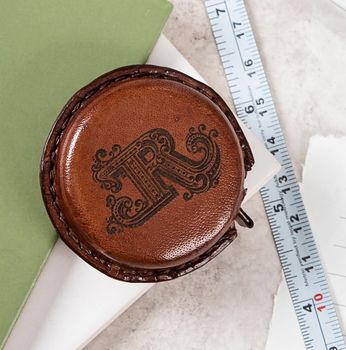 Personalised Leather Tape Measure, 2 of 9