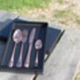 Personalised Rose Gold Cutlery Gift Box, thumbnail 2 of 4