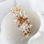 White And Gold Bridal Headband, thumbnail 2 of 5