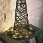 Light Up LED Rattan Witches Hat Halloween Decoration, thumbnail 6 of 7