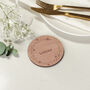 Personalised Wooden Coaster Floral Garland Place Setting, thumbnail 8 of 10