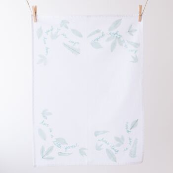 The Leaf Printed Tea Towel Craft Kit, 8 of 11
