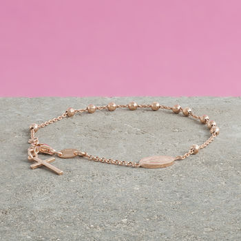Delicate Rosary Chain Bracelet, 3 of 9