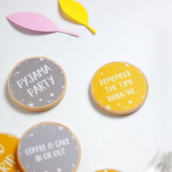 Personalised Friendship Date Idea Tokens, 6 of 11