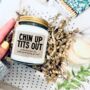 Chin Up Tits Out Funny Candle Supportive Gift, thumbnail 3 of 7