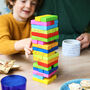 Personalised Coloured Family Stacking Tower Game, thumbnail 1 of 1