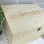 Personalised Santa Sleigh Engraved Christmas Eve Box Five Sizes, thumbnail 3 of 11
