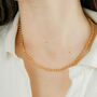 Small Gold Glass Pearl Choker Necklace, thumbnail 1 of 8
