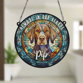 German Shorthaired Pointer Memorial Suncatcher, 5 of 6