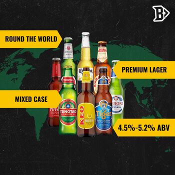 World Lager Craft Beer Mixed Case Eight Beers, 2 of 5