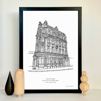 Personalised House Portrait Line Drawings, 4 of 10