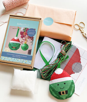 Stitch A Sprout Make Your Own Christmas Decoration Kit, 3 of 5