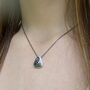 Triangle Celtic Sterling Silver Shield Necklace, thumbnail 5 of 5